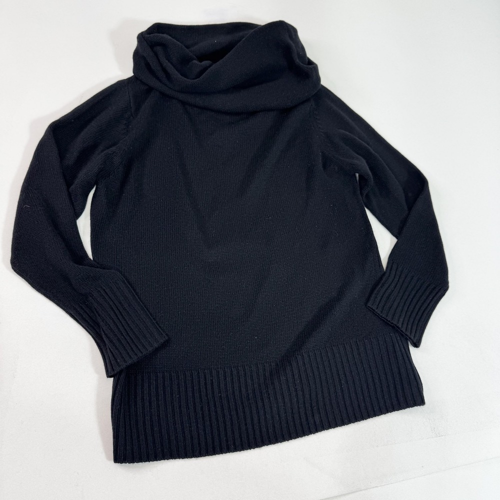 Country Sophisticates Sweater Womens Largeโ Silk Cashmere Cowl Neck Pullover
